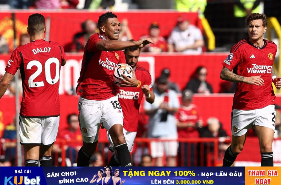 Kubet cập nhật hình ảnh Casemiro ghi bàn thắng rút ngắn tỷ số cho Man Utd trước Nottm Forest.