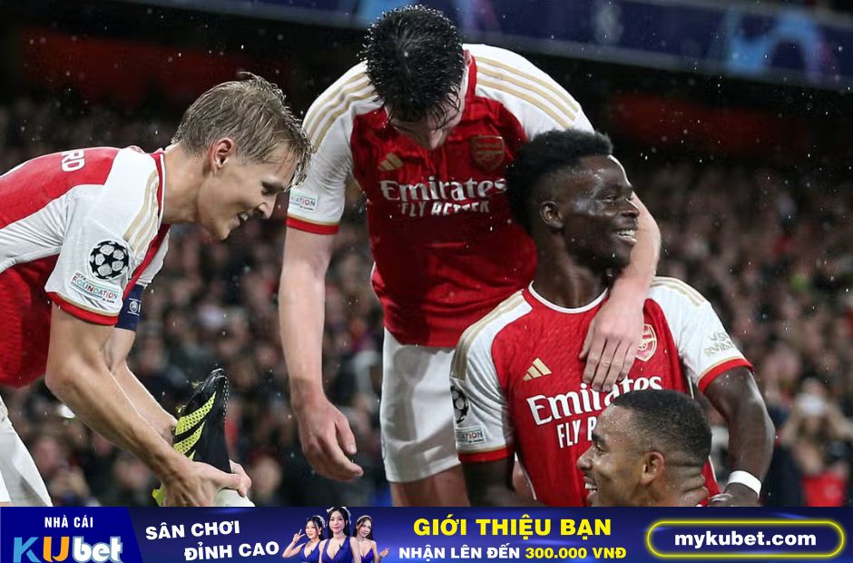 Kubet cập nhật hình ảnh các chàng trai Arsenal ăn mừng một cách vô cùng tinh nghịch 