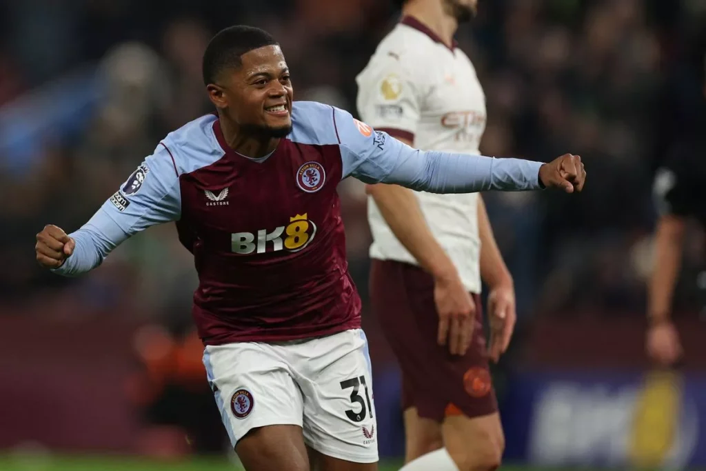 Leon Bailey là ngôi sao khi Villa vượt qua Manchester City vào thứ Tư (Ảnh Kubet)