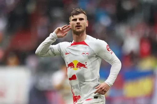 Timo Werner ăn mừng bàn thắng cho RB Leipzig (Ảnh Kubet)